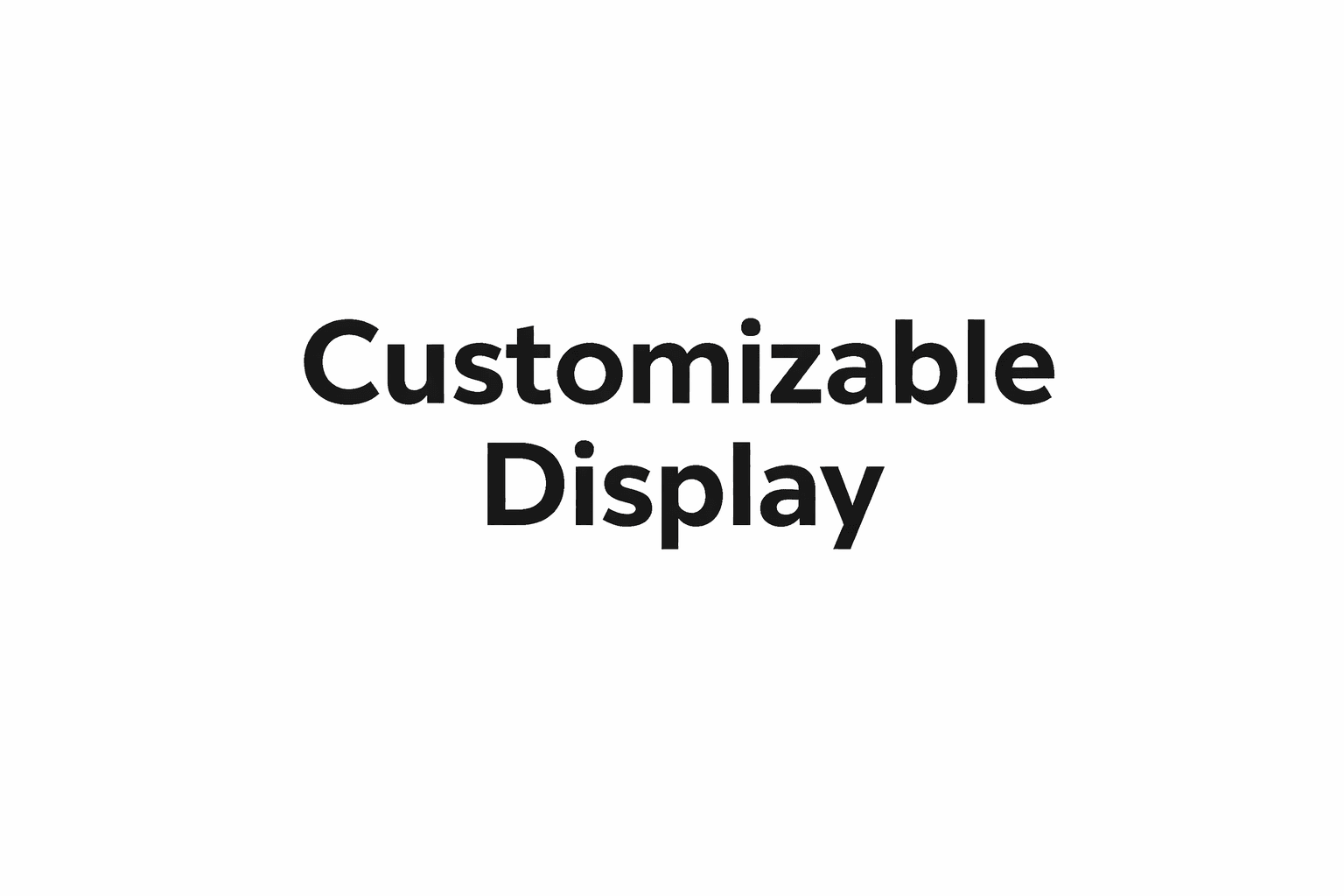 Customizable Product Passport Display